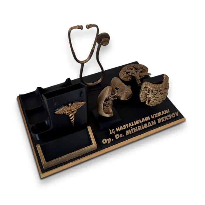 İç Hastalıkları Uzmanı Masa İsimliği – Kişiye Özel Dahiliye Doktoru Ofis Hediyesi