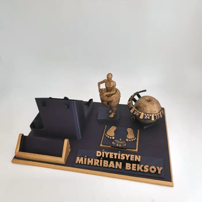 Diyetisyen Masa İsimliği – Kişiye Özel Diyetisyen Ofis Hediyesi