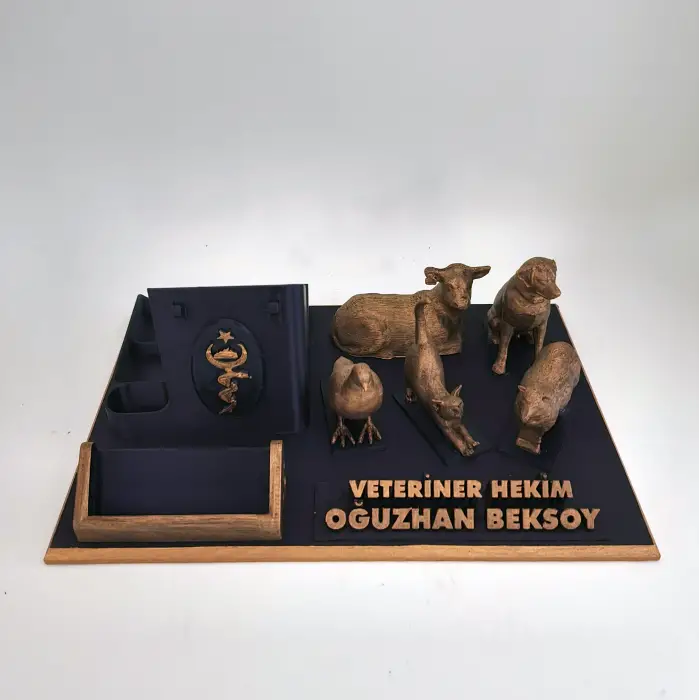 Veteriner Hekim Masa İsimliği – Kişiye Özel Veteriner Ofis Hediyesi