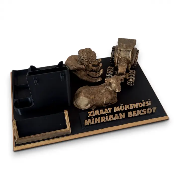 Ziraat Mühendisi Masa İsimliği – Kişiye Özel Mühendis Ofis Hediyesi