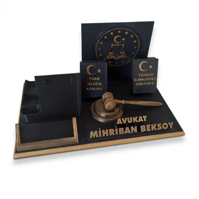 Avukat Masaüstü İsimlik