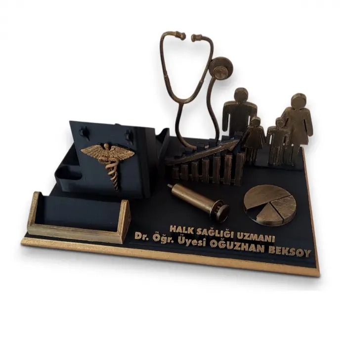 Halk Sağlığı Uzmanı Masaüstü İsimlik