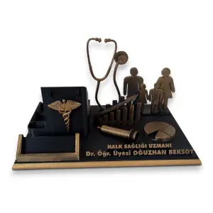 Halk Sağlığı Uzmanı Masaüstü İsimlik