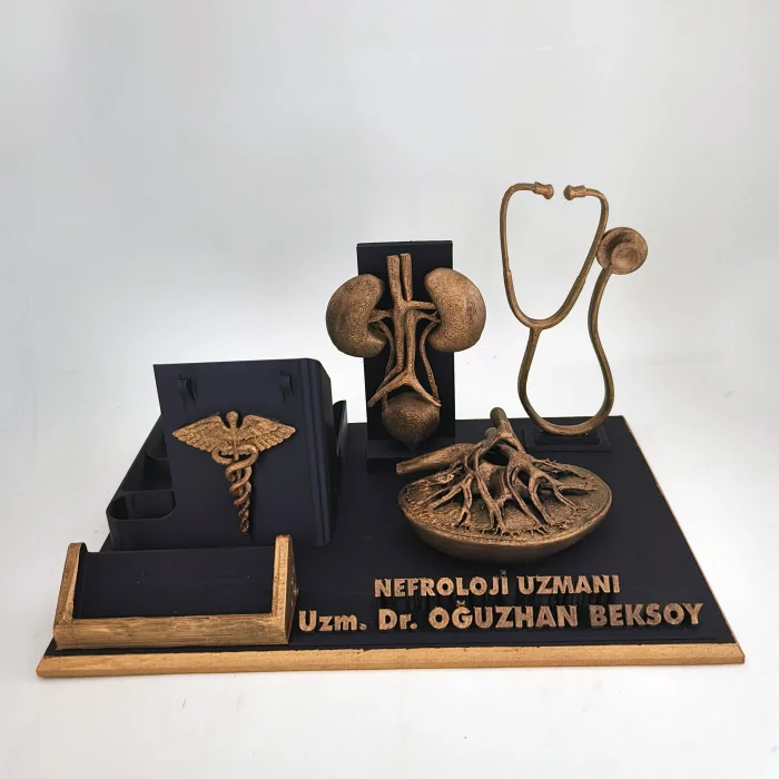 Kişiye Özel Nefroloji Uzmanı Masa İsimliği ve Kartvizitlik
