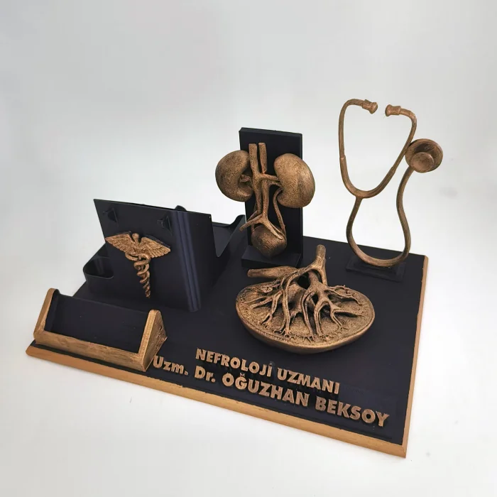 Kişiye Özel Nefroloji Uzmanı Masa İsimliği ve Kartvizitlik
