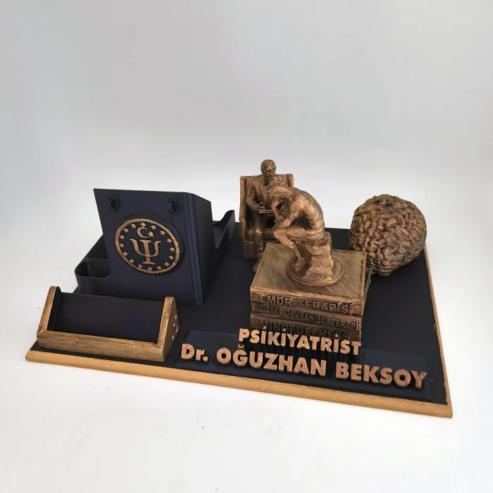 Kişiye Özel Psikiyatrist (Psikiyatri Uzmanı) Masa İsimliği ve Kartvizitlik