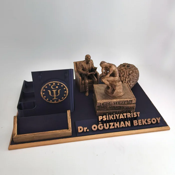 Kişiye Özel Psikiyatrist (Psikiyatri Uzmanı) Masa İsimliği ve Kartvizitlik