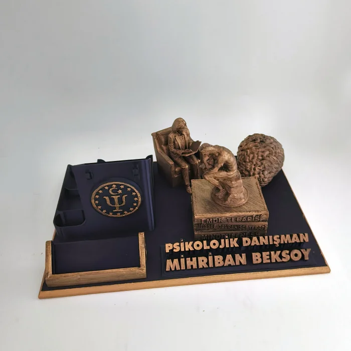 Kişiye Özel Psikolojik Danışman Masa İsimliği ve Kartvizitlik