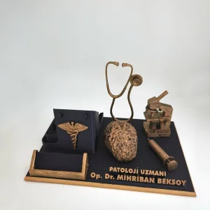 Kişiye Özel Tıbbi Patoloji Uzmanı Masa İsimliği ve Kartvizitlik