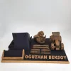 Kişiye Özel Çiftçi Masa İsimliği ve Kartvizitlik