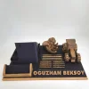 Kişiye Özel Çiftçi Masa İsimliği ve Kartvizitlik