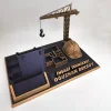 Kişiye Özel İnşaat Teknikeri Masa İsimliği ve Kartvizitlik