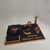 Kişiye Özel Odyolog Masa İsimliği ve Kartvizitlik
