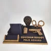 Kişiye Özel Polis Memuru Masa İsimliği ve Kartvizitlik