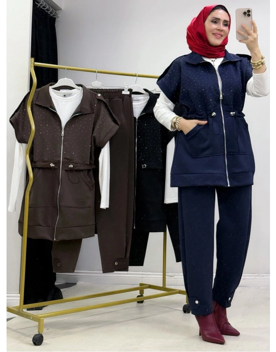 3lü Scuba Takım Lacivert
