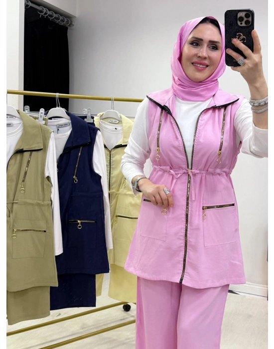 3lü Takım Pembe