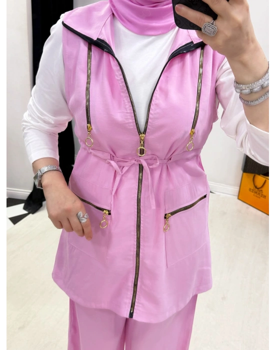 3lü Takım Pembe