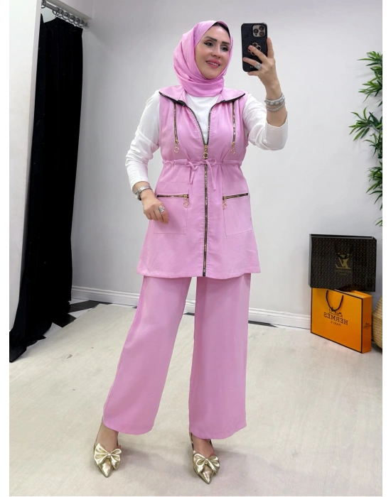 3lü Takım Pembe