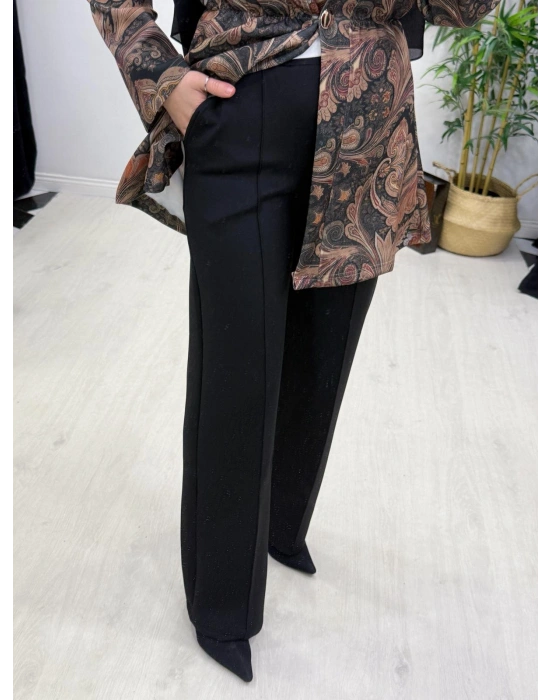 Etnik Desen Takım Haki-Kahve