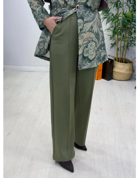 Etnik Desen Takım Haki