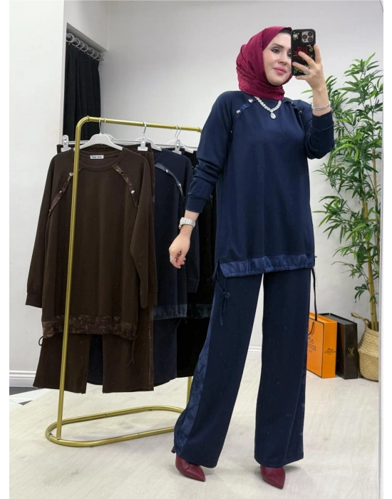 Batik Desen Takım Lacivert