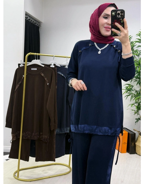 Batik Desen Takım Lacivert