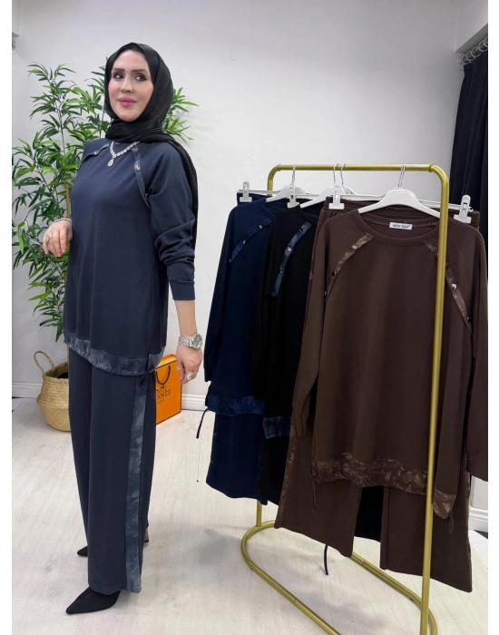 Batik Desen Takım Gri