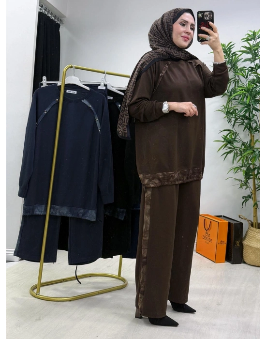 Batik Desen Takım Kahverengi