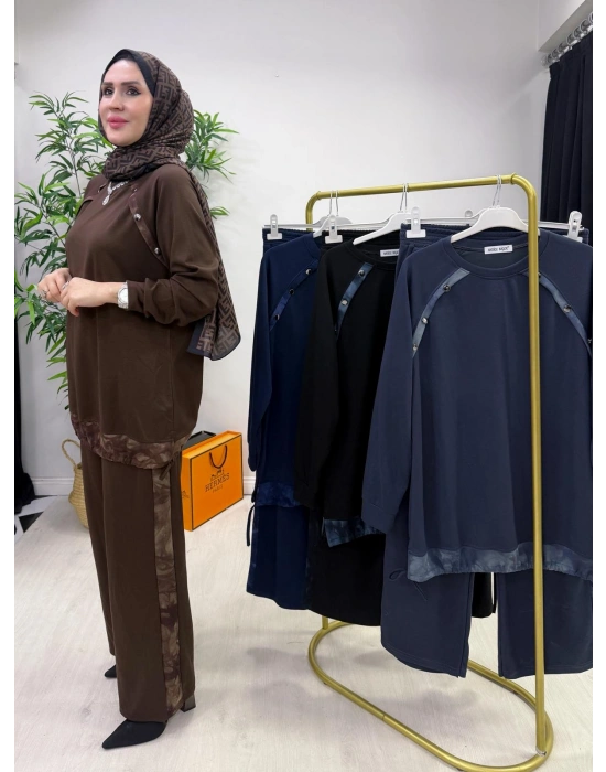 Batik Desen Takım Kahverengi
