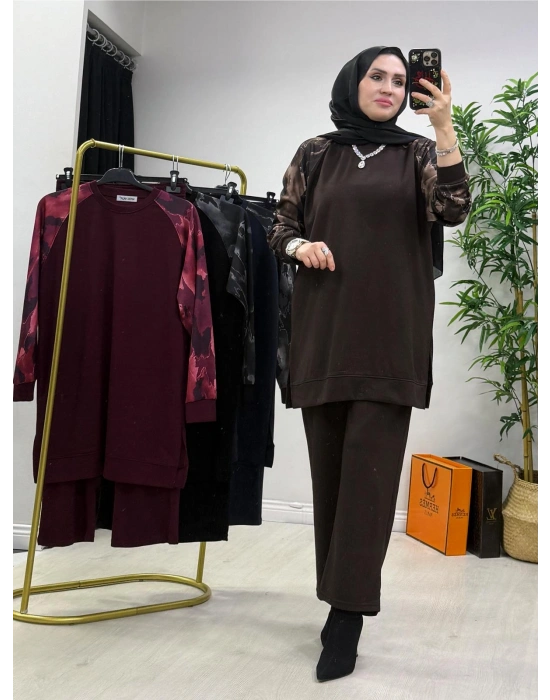 Lora Takım Kahverengi