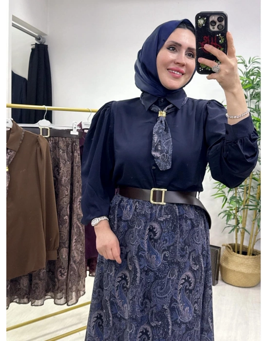 Etekli Takım Lacivert