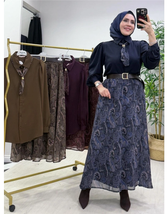 Etekli Takım Lacivert