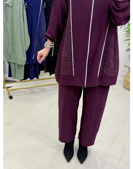 Ağaç Kabuğu Takım Mürdüm