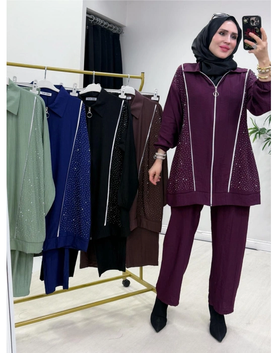 Ağaç Kabuğu Takım Mürdüm