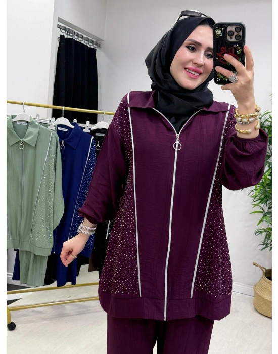 Ağaç Kabuğu Takım Mürdüm