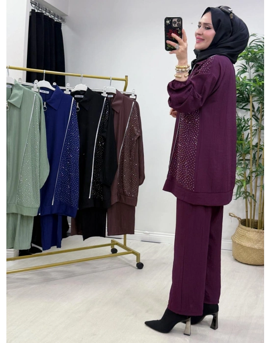 Ağaç Kabuğu Takım Mürdüm