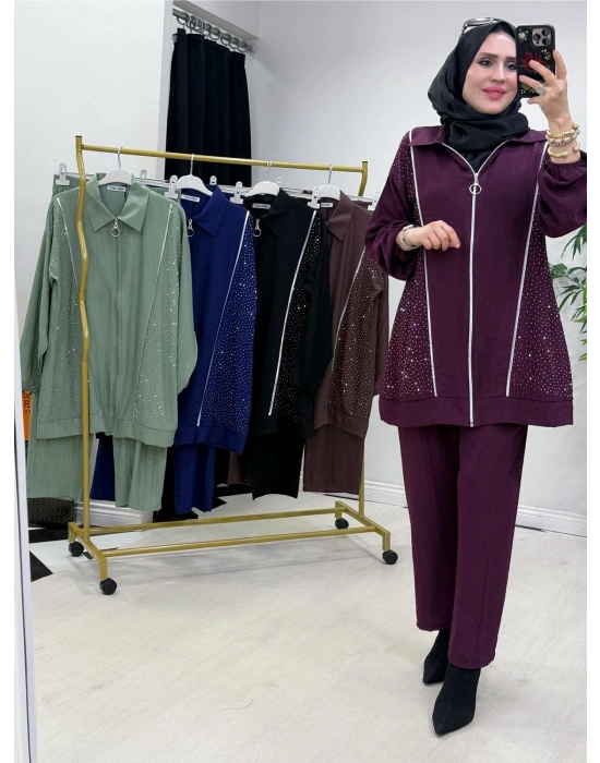 Ağaç Kabuğu Takım Mürdüm