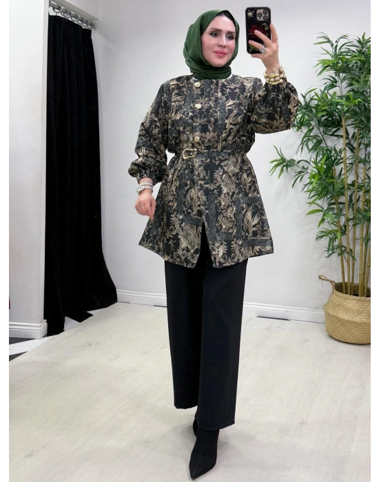 Yeni Sezon Dabıl Kumaş Takım Siyah
