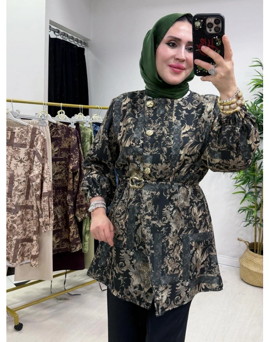 Yeni Sezon Dabıl Kumaş Takım Siyah