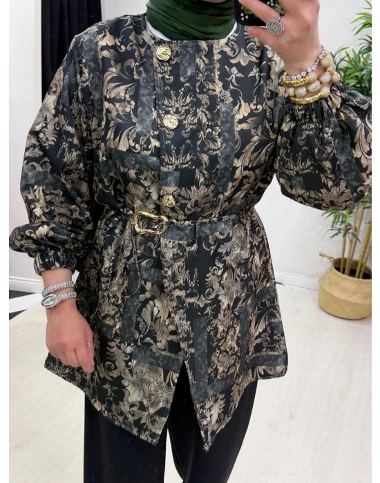 Yeni Sezon Dabıl Kumaş Takım Siyah