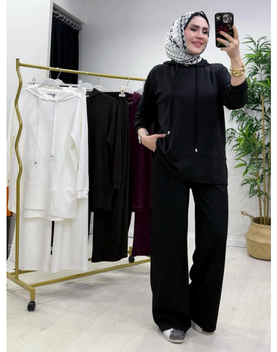 Oysho Spor Takım Siyah