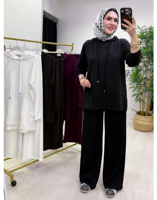 Oysho Spor Takım Siyah