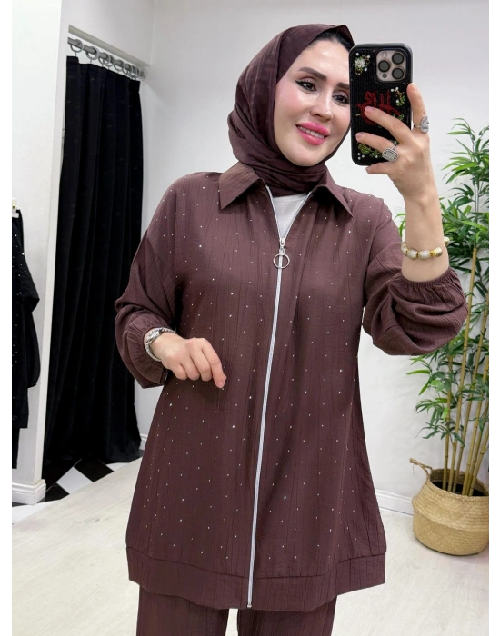 Yeni Sezon Ağaçkabuğu Takım Kahve