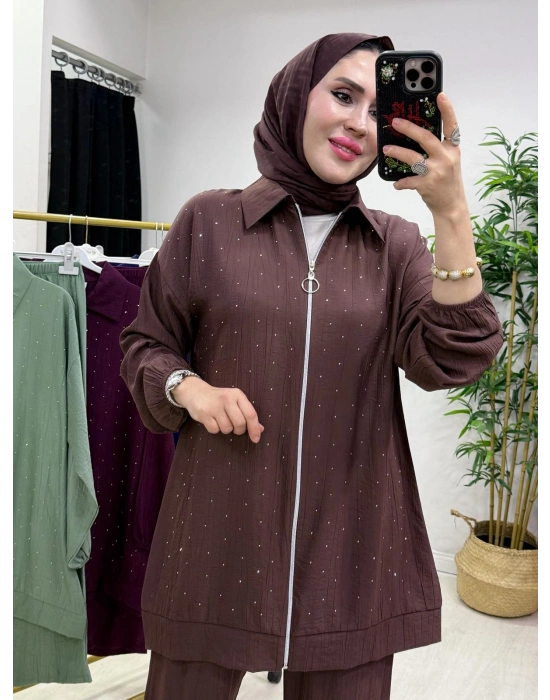 Yeni Sezon Ağaçkabuğu Takım Kahve