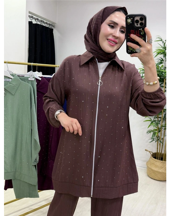 Yeni Sezon Ağaçkabuğu Takım Kahve