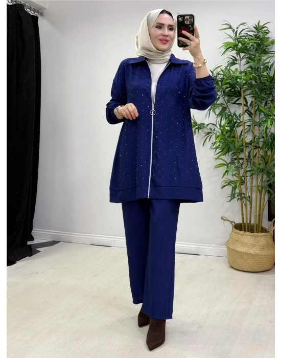 Yeni Sezon Ağaçkabuğu Takım Lacivert