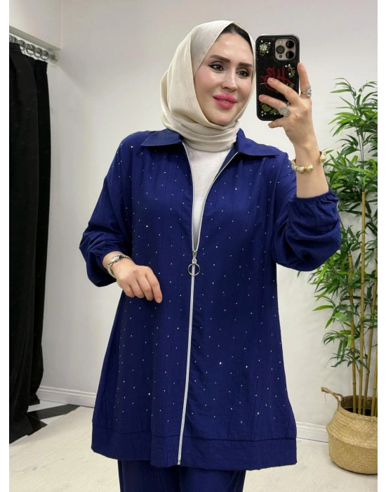 Yeni Sezon Ağaçkabuğu Takım Lacivert