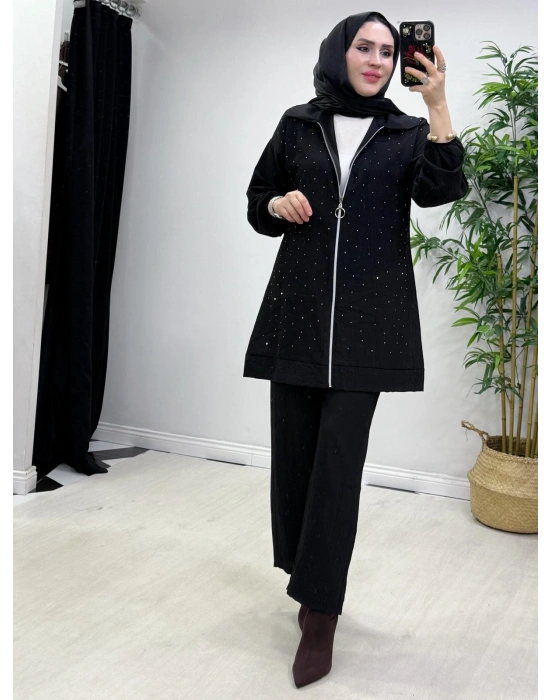 Yeni Sezon Ağaçkabuğu Takım Siyah