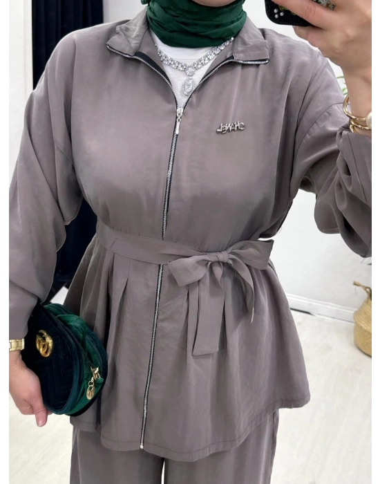 Kurdele Detaylı Modal Takım Vizon