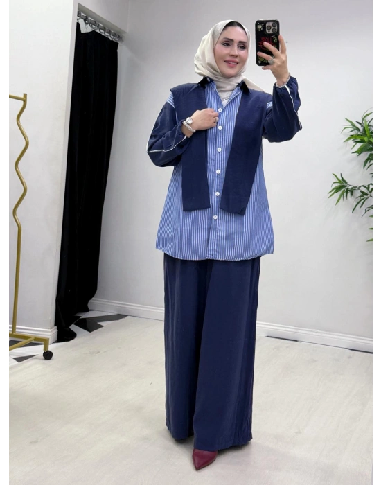 Kendinden Bağlamalı Spor Takım Mavi